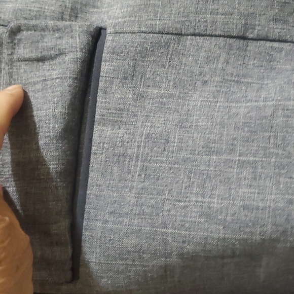 ALLISON WOOD SHAWL LAPEL PLEATED BACK BLAZER JACKET - Picture 6 of 8